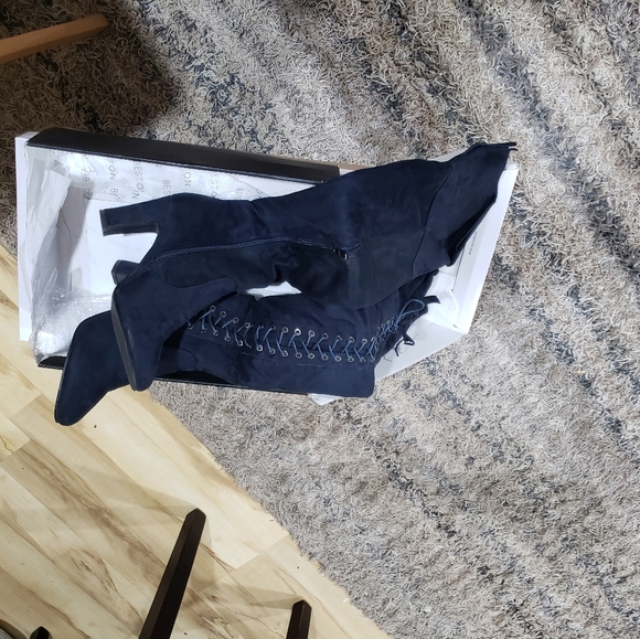 NWB suede over the knee boots . -  read discription - Picture 8 of 9